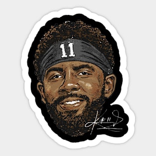 kyrie irving smile Sticker